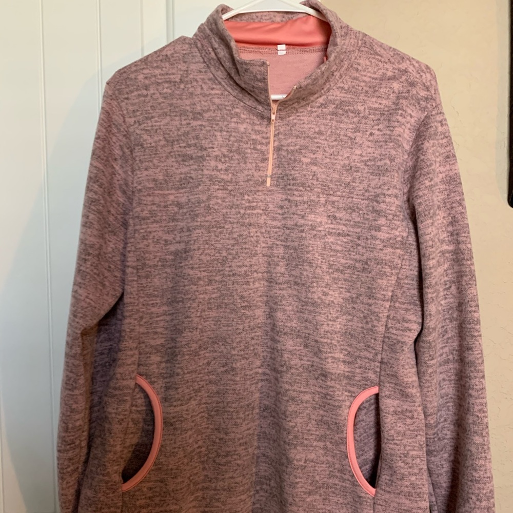Pink 1/4 Zip Pullover
